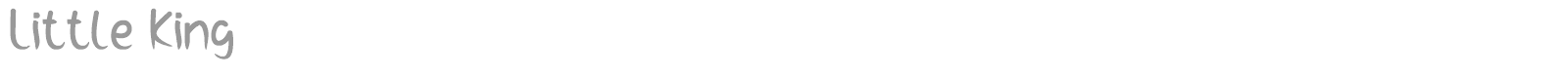 Little King font preview